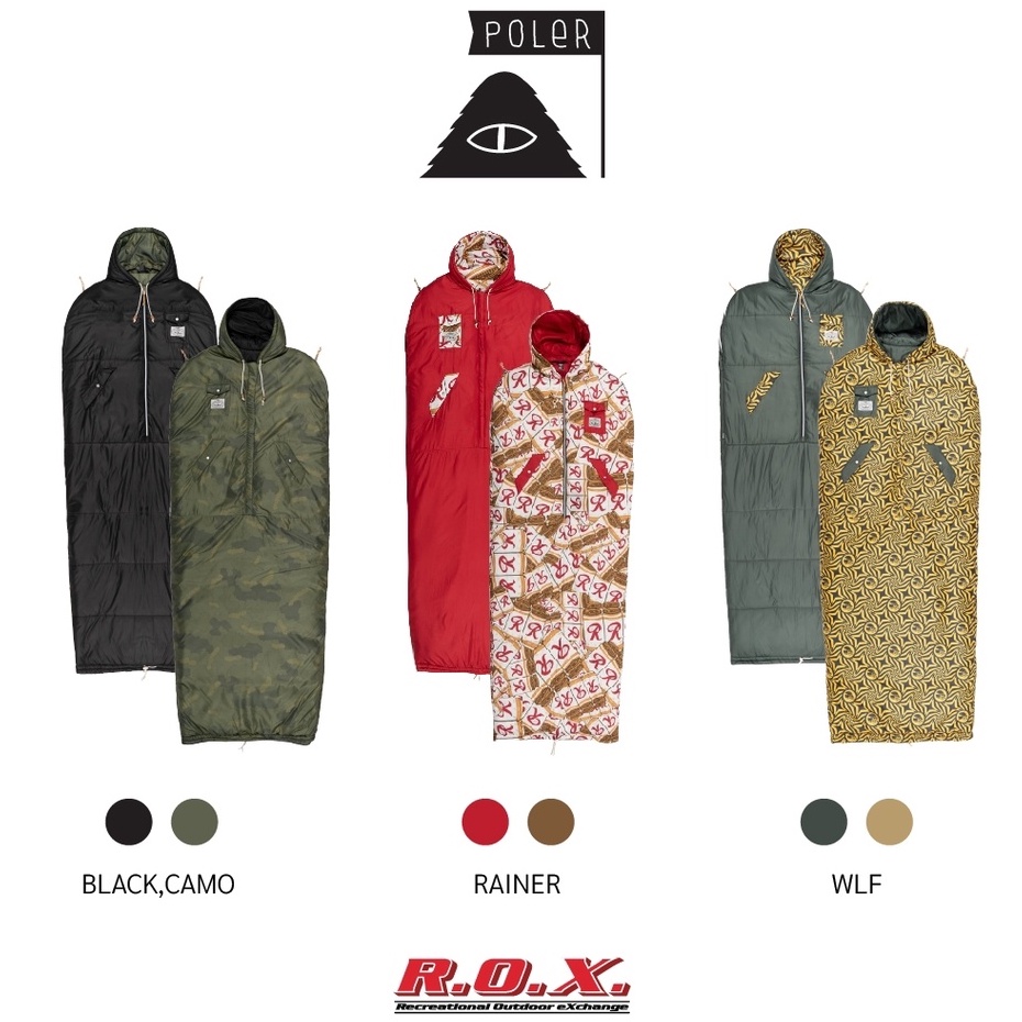 POLER THE REVERSIBLE NAPSACK ถุงนอน เสื้อคลุม อุปกรณ์การนอน