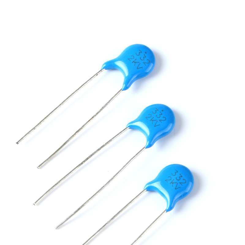 ((20 ชิ้น) 1KV 2KV 3KV ตัวเก็บประจุแผ่นพอร์ซเลนแรงดันสูง 101/221/471/102/222/472/103 470PF10NF