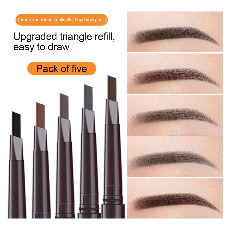 CRYSTAL RABBIT ดินสอเขียนคิ้ว กันน้ำ กันเหงื่อ ติดทนนาน ที่เขียคิ้วดินสอ Drawing Eyebrow Pencil 1 ชิ้น - รูปที่ 3