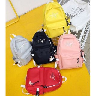 ราคา 550 บาท
กระเป๋าเป้สไตล์เกาหลี ลายผีเสื้อ(สกีนปัก) 
มี 5 สี เหลือง / ชมพู / ดำ / แดง /