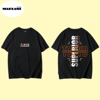 เสื้อยืดคอกลมcrew neckเสื้อยืด ผ้าฝ้าย พรีเมี่ยม ลาย TokyoPremium COTTON COMBED 30 โอเวอร์ไซซ์ สําหรับผู้ชาย และผู้หญิง