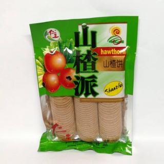 仁王山楂派山楂饼170g Hawthorn ซันจา ห่อเขียว ขนาด 170 กรัม