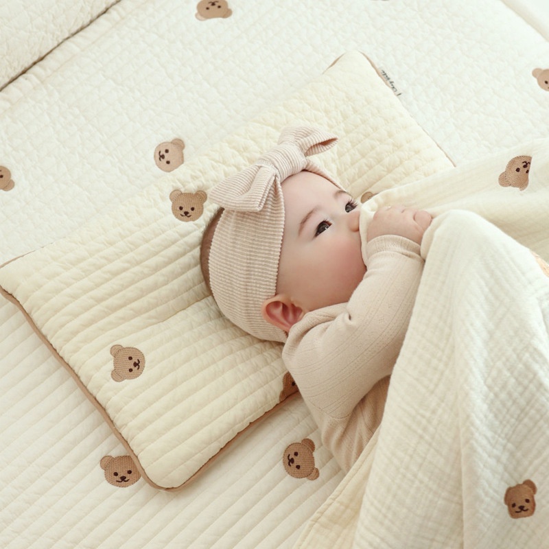 Mattresses & Bedding 189 บาท ins หมอนเด็กแรกเกิด ระบายอากาศและดูดซับเหงื่อ Mom & Baby