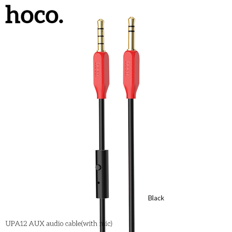 Hoco สายแจ็คอะแดปเตอร์หูฟัง 3.5 มม. 1 เมตร 3.5 มม. สําหรับไมโครโฟน