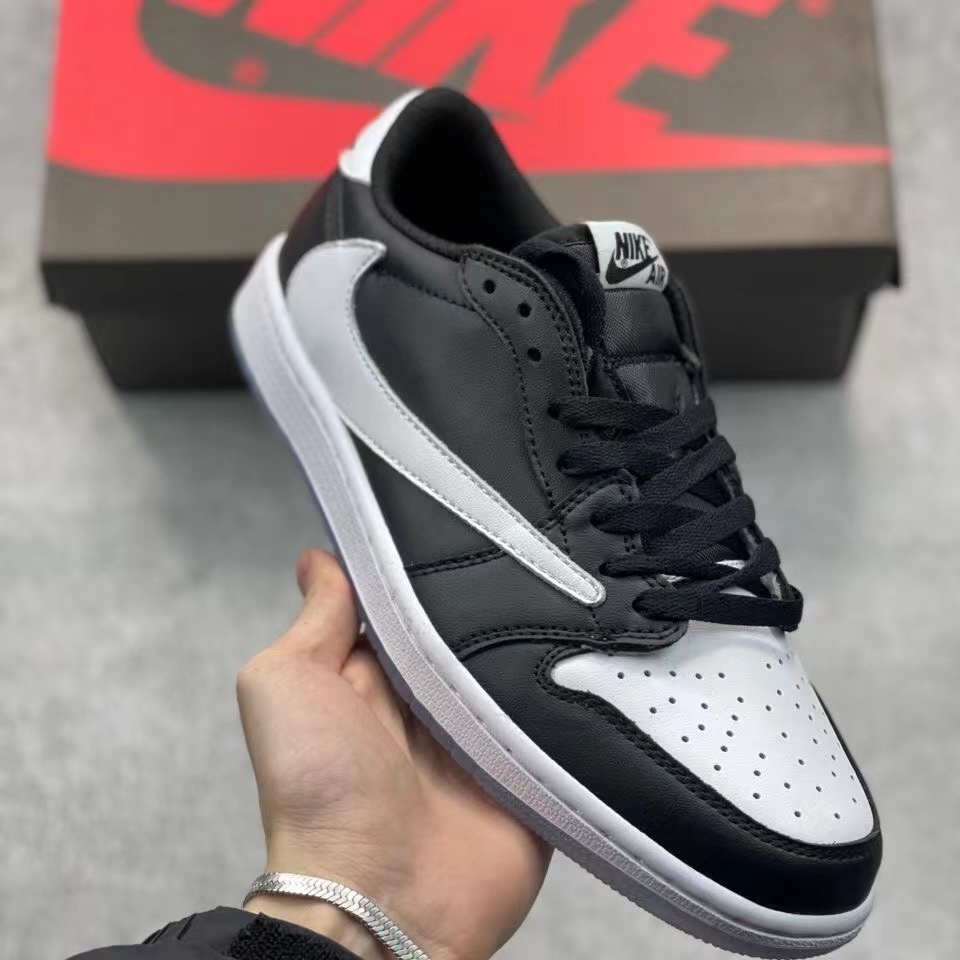 สีใหม Supplier】Men s Sports Shoes “Travis Scott x Black & White” Air ...