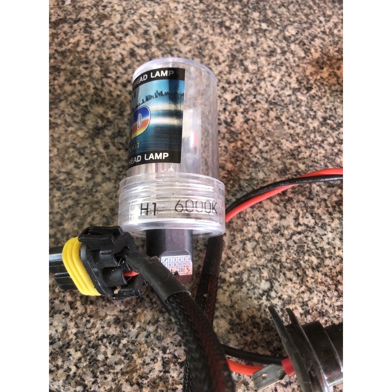 หลอดไฟซีนอลH1แยกขาย1หลอด6000k