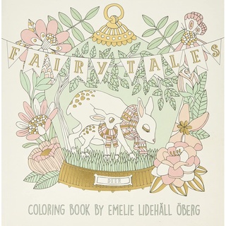 หนังสือระบายสีผู้ใหญ่ Fairy Tales Coloring Book:  Emelie Oberg