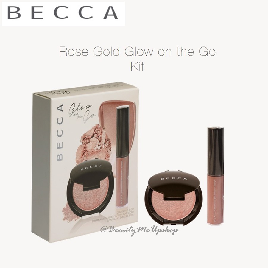 BECCA ✨ Rose Gold Glow on the Go Collection 🌟