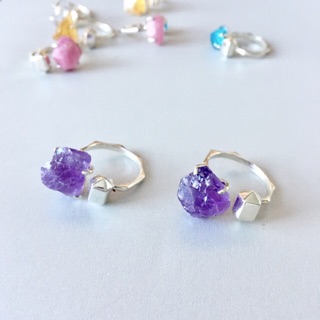 แหวนเงินแท้  / แหวนอเมทิสต์ / Amethyst Ring