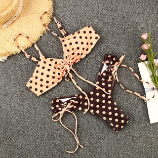 พร้อมส่ง❤️🔥 ชุดว่ายน้ำสายฝอ DADDYS GIRL BIKINI (2072)