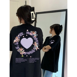 Xiaozhainv เสื้อยืดแขนสั้น ทรงหลวม ครึ่งแขน แฟชั่นฤดูร้อน สําหรับผู้หญิง