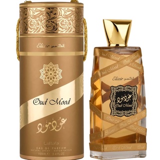 น้ำหอมอาหรับ Oud Mood Gold by Lattafa Original with 3D Sticker 100ml