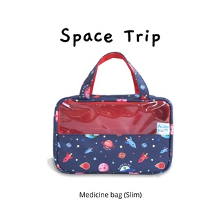 กระเป๋ายา รุ่น Slim ลาย Space Trip