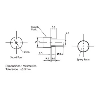 Passive Buzzer Speaker 5V แพ็ค 3 ชิ้น ลำโพง บัสเซอร์ เปียโซ บีป บีพ Electromagnetic