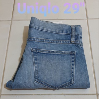 ยีนส์ใหม่ยี่ห้อ uniqlo เอว 29 นิ้ว