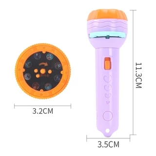 <พร้อมส่ง>💕 ของเล่น ไฟฉายโปรเจคเตอร์ 24/48/80/96/128 รูปแบบ Projection flashlight toy ของขวัญวันคริสต์มาส