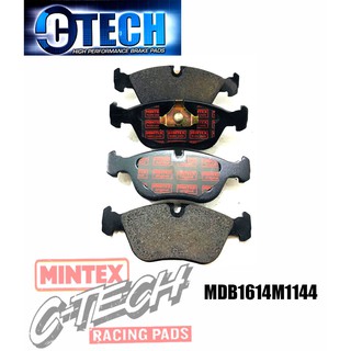 MINTEX C-Tech ผ้าเบรคเกรด Hi Performance ซี่รีย์ M1144 คู่หน้า วอลโว่ VOLVO 850i Sedan,Van S70,V70 ปี 1997