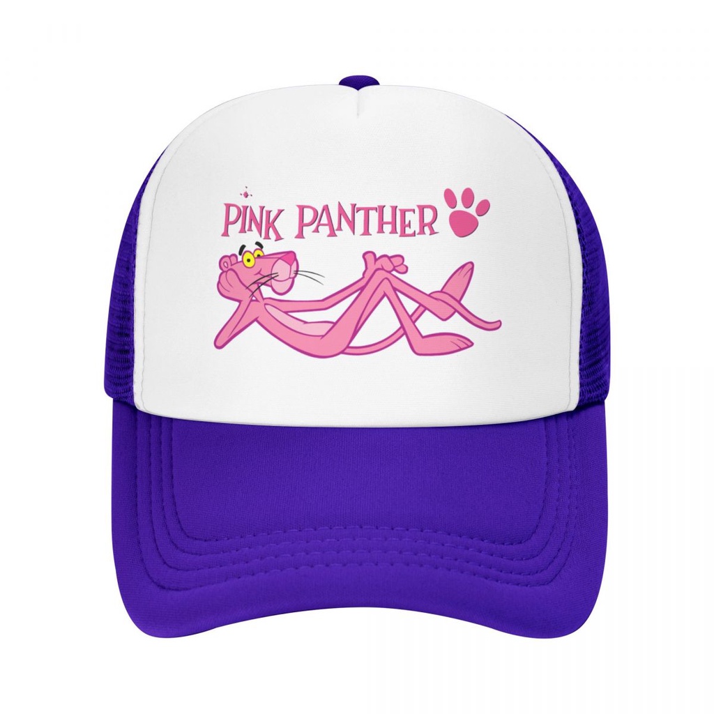 Pink PANTHER หมวกเบสบอล ผ้าตาข่าย ปรับระดับได้ แข็งแรงสูง ลําลอง สําหรับผู้ชาย และผู้หญิง