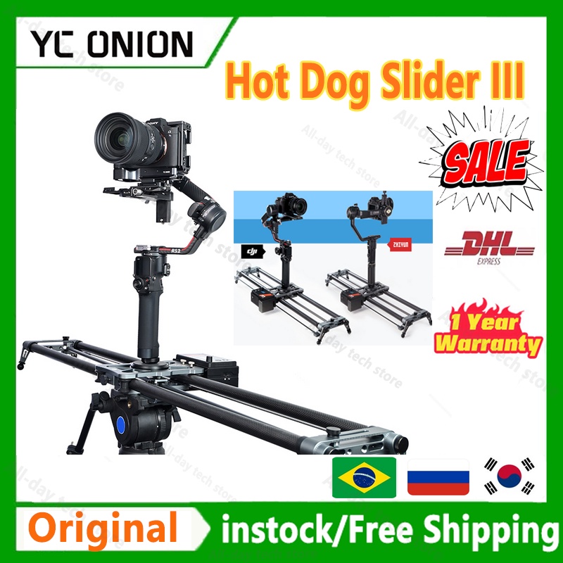 YC Onion Hot Dog 3.0 Camera DSLR Slider Motorized Rail Dolly App Control Phone Video Shooting Super 