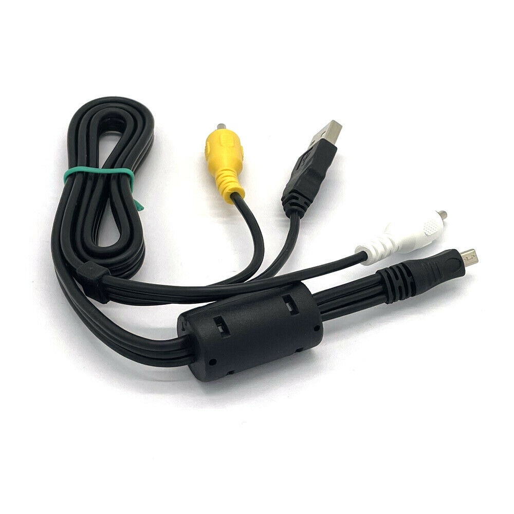 USB&AV TV CABLE For Sony DSC-W190 DSC-W310 DSC-W320 DSC-W330 DSC-W370 DSC-W520 DSC-W530 DSC-W550 DSC-W610 DSC-W620 W630