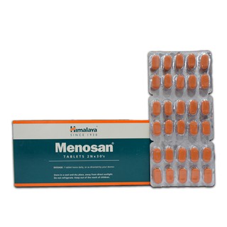 Himalaya Menosan 60 เม็ด สมุนไพรสำหรับผู้หญิง 50+ วัยหมดประจำเดือน/วัยทอง/ลดอารมณ์แปรปรวน