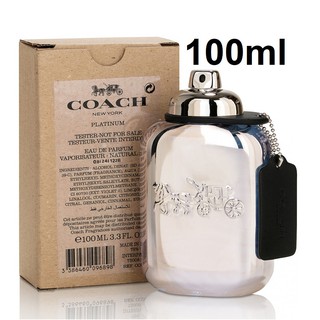 COACH PLATINUM EDP 100ml (รุ่นเทสเตอร์ กล่องสีน้ำตาล)