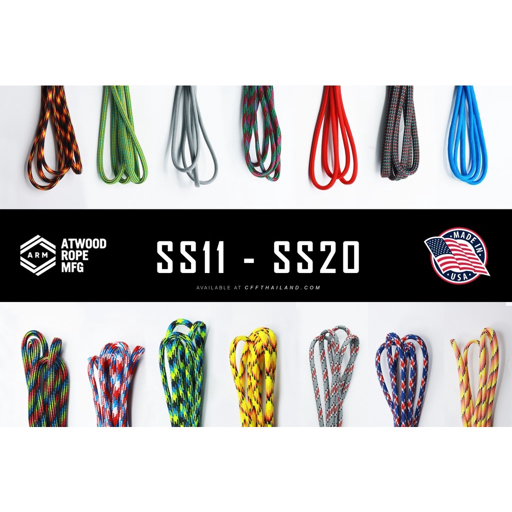 เชือก Paracord 550 Made in USA. (SS11 - SS20)