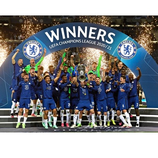 โปสเตอร์ สโมสรเชลซี Chelsea champions ขนาด A3