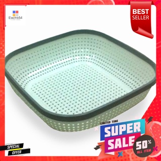 ตะกร้าใส่ของ เหลี่ยม KECH HH-1080_CR สีขาวKITCHEN BASKET SQUARE KECH HH-1080_CR WHITE