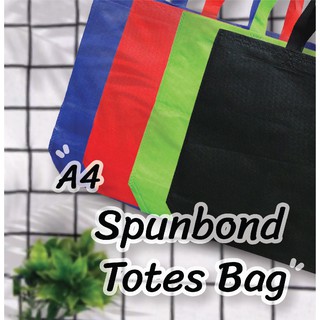 S-BAG-S-02 กระเป๋าผ้าสปันบอนด์ | Spunbond Totes Bag กระเป๋าใส่เอกสารขนาด A4