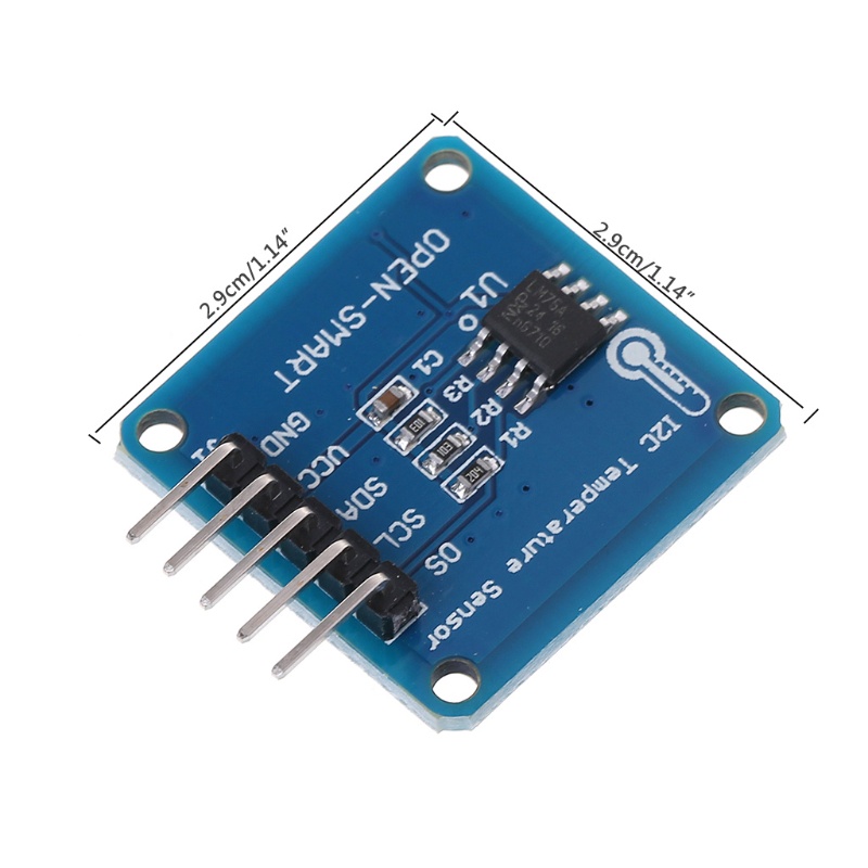 Kiss Lm75A Iic I2C โมดูลเซ็นเซอร์วัดอุณหภูมิสูงสําหรับ Arduino ...