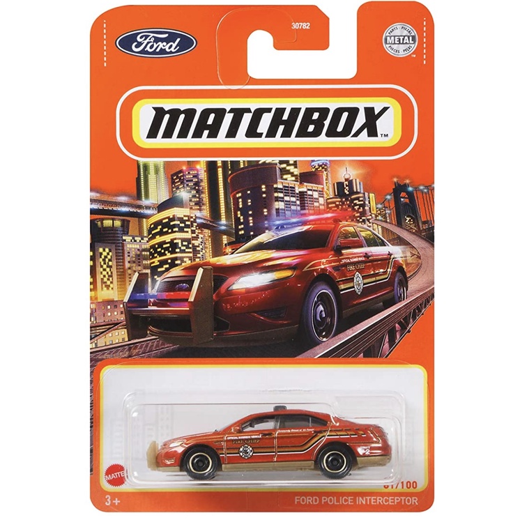 Matchbox 1/64 No.81 Basic Car Nissan Ford Police Interceptor GVX91-30782