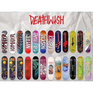 DEATHWISH Skateboard Deck 8.0"-8.5" ของแท้ 100% [สินค้าพร้อมส่ง]