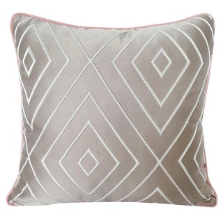 Pillow CUSHION HOME LIVING STYLE COLIN 18x18" GRAY Cushion cushion Home &amp; Furniture หมอนอิง หมอนอิง HOME LIVING STYLE CO