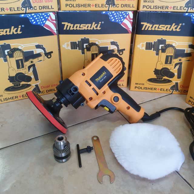 เครื่องขัดสีรถMazaki พร้อมห้วสว่าน