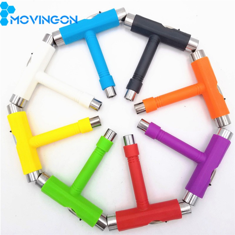 Pocket Mini Skateboard Tool Skate T Skating Longboard Wrench Screwdriver