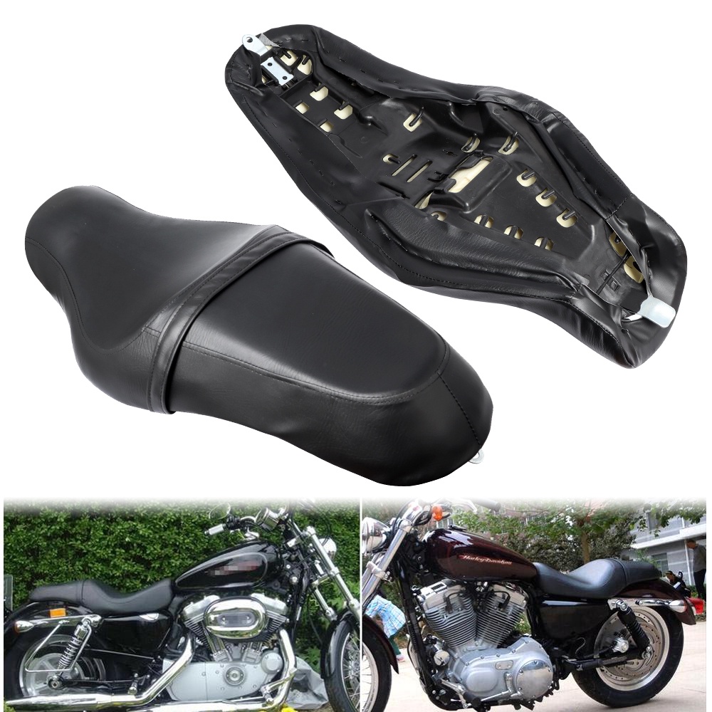 One Piece Driver & ที่นั่งผู้โดยสารด้านหลังสําหรับ Sportster 883L XL883L 2006