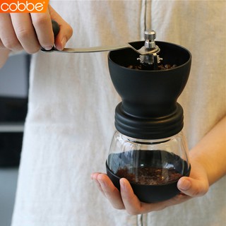 Cobbe เครื่องบด ที่บด เซ็ตเครื่องบดกาแฟ Coffee Grinder แบบมือหมุน เครื่องบดกาแฟ เครื่องบดเมล็ดกาแฟ