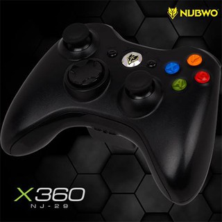 จอยเล่นเกม ทรง XBOX จอยเกมมิ่ง NUBWO NJ-29 รองรับ XBOX / PC มีระบบสั่น