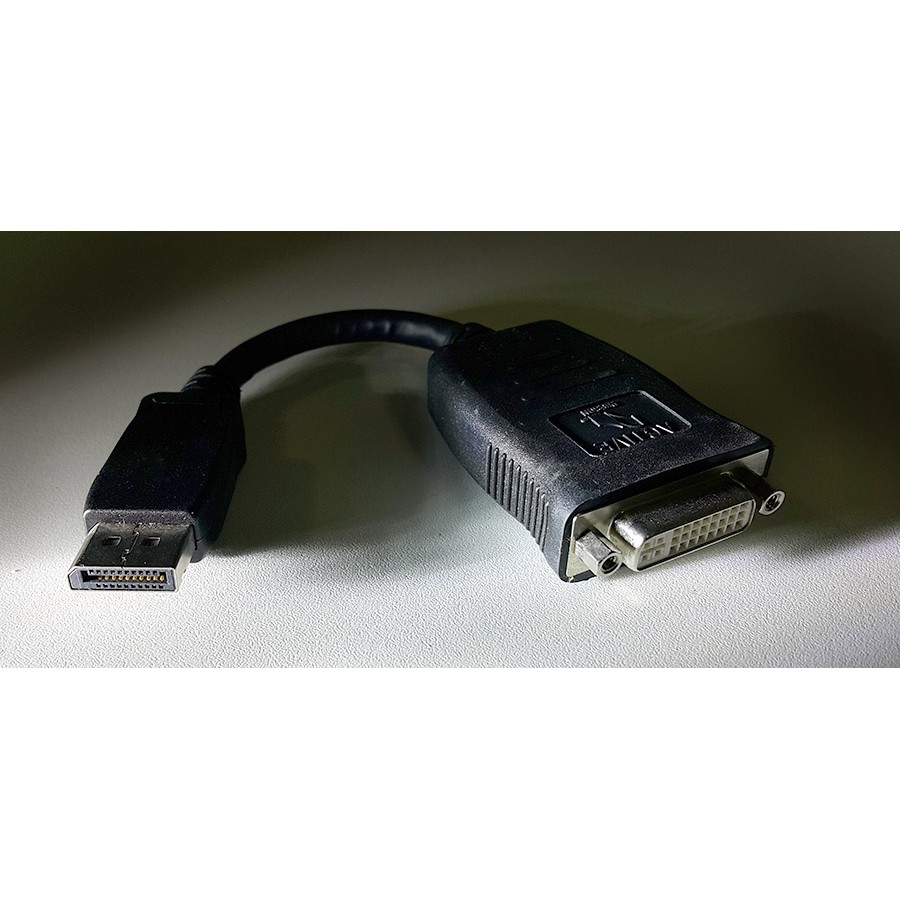Display Port to DVi  Active มีชิพชดเชยสัญญาณ ใช้งาน Video Wall, Digital Signage, TV Plasma, LCD Proj