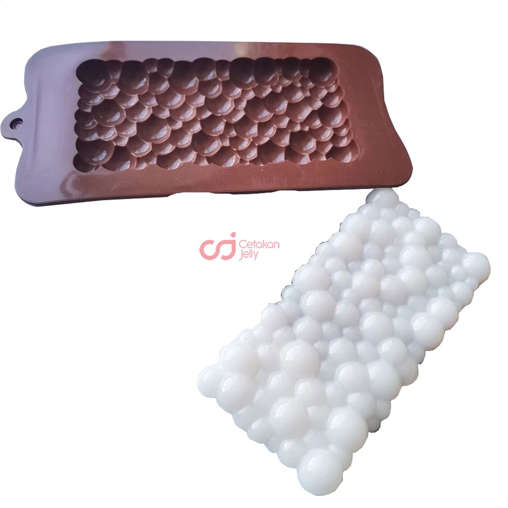 CJ แม่พิมพ์ช็อคโกแลต วุ้นช็อคโกแลต Praline Gummy DIY Choco Bubble Bar Cav