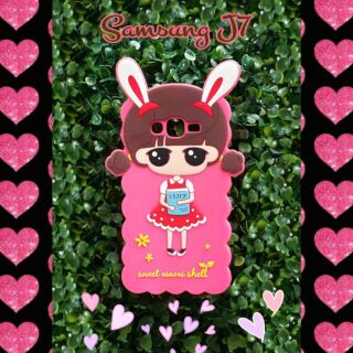 พร้อมส่งเคสซิลิโคนน่ารักๆสำหรับซัมซุงJ7 ราคา 150 บาทส่งฟรี