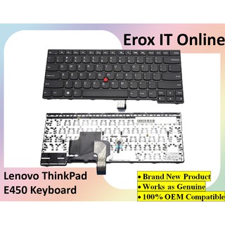 คีย์บอร์ดแล็ปท็อป สําหรับ Lenovo ThinkPad E450 E455 E450C T450 W450 E460 E465 9Z.NBJST.001 NSK-Z41ST 04X6101