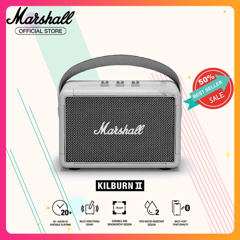 Marshall kilburn II 2 Portable Wireless Bluetooth Speaker Waterproof Speaker Outdoors Travel Speaker Audio Speaker