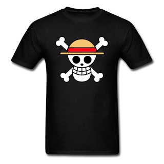 คอลูกเรือGildan เสื้อยืดคอกลม ผ้าฝ้าย 100% พิมพ์ลายโลโก้หัวกะโหลก One Piece Fire Fist Ace สําหรับผู้ชาย ไซซ์ 3XlS-5XL