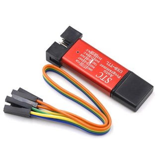 Auto MCU STC 51 ไมโครคอนโทรลเลอร์ดาวน์โหลดโปรแกรมเมอร์อัตโนมัติ 3.3V 5V แรงดันไฟฟ้า USB คู่ เป็นสายเคเบิลดาวน์โหลด TTL