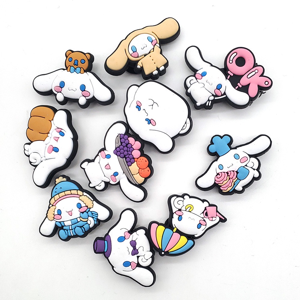 JIBBITZ cross charms ตัวติดรองเท้า Cinnamoroll ตัวติดรองเท้า cross