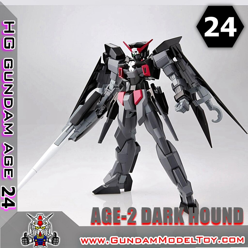 BANDAI HG GUNDAM AGE-2 DARK HOUND กันดั้ม เอจ ทู ดาร์ค ฮาวนด์ โมเดล กันดั้ม กันพลา GUNDAM CORNER ร้านกันดั้มคอร์เนอร์...