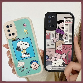 Casing For IPhone 13 12 11 Pro Max Xs X Xr Max 6 6s 7 8 Plus ProMax XsMax 6+ 6s+ 7+ 8+ ins Lambskin Snoopy Fine Hole Lens Protection Cartoon Shockproof Soft Phone Case KQ 17