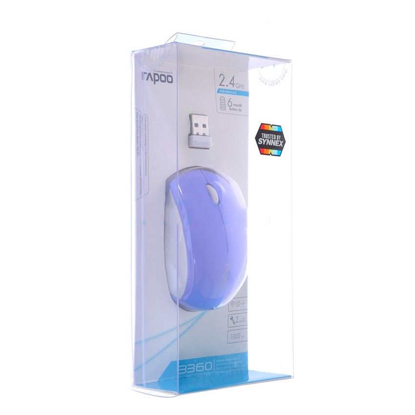RAPOO Wireless Optical Mouse MS3360-PP Purple